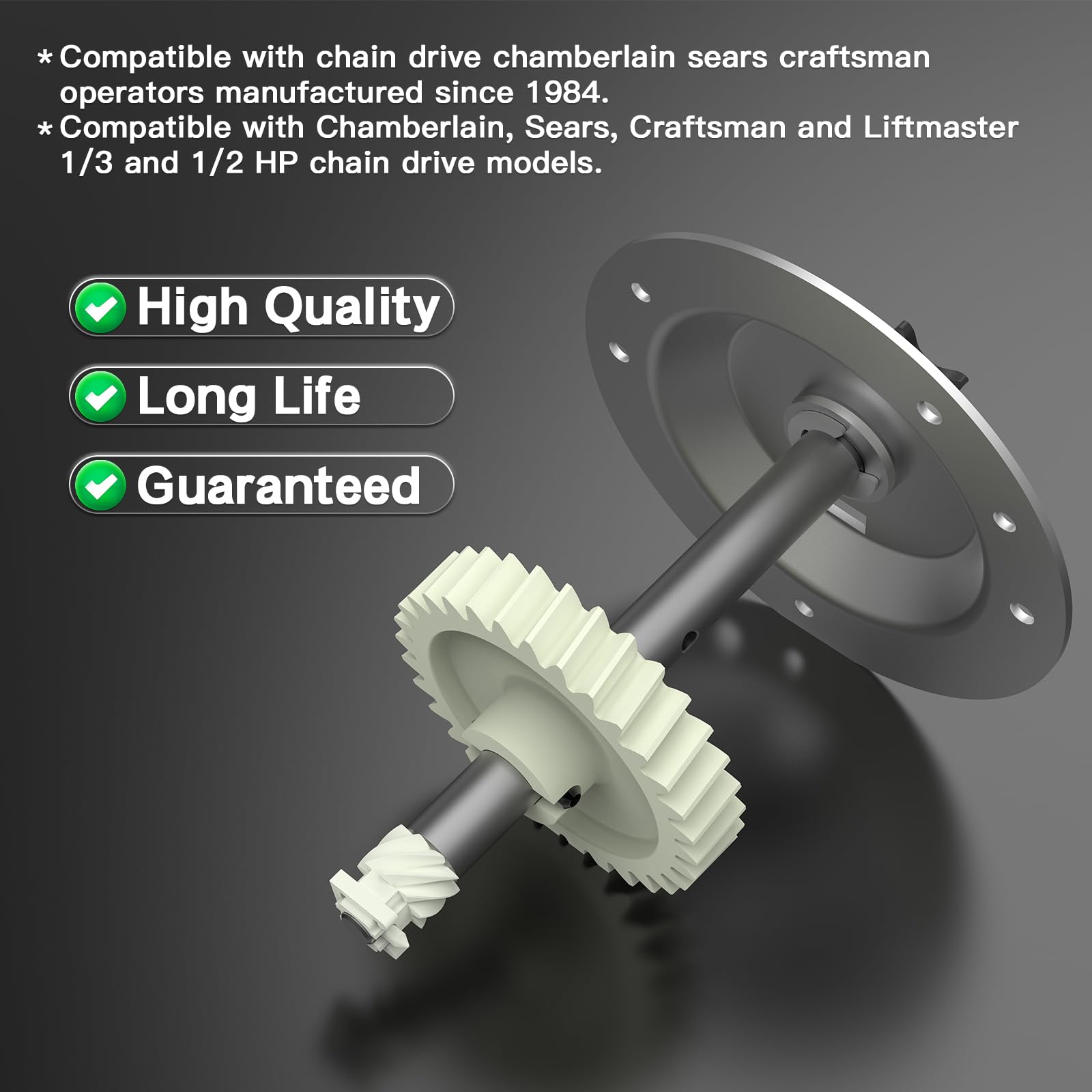 Replacement for Liftmaster 41c4220a Gear and Sprocket Kit Work with Chamberlain Sears Craftsman Chain Drive Models