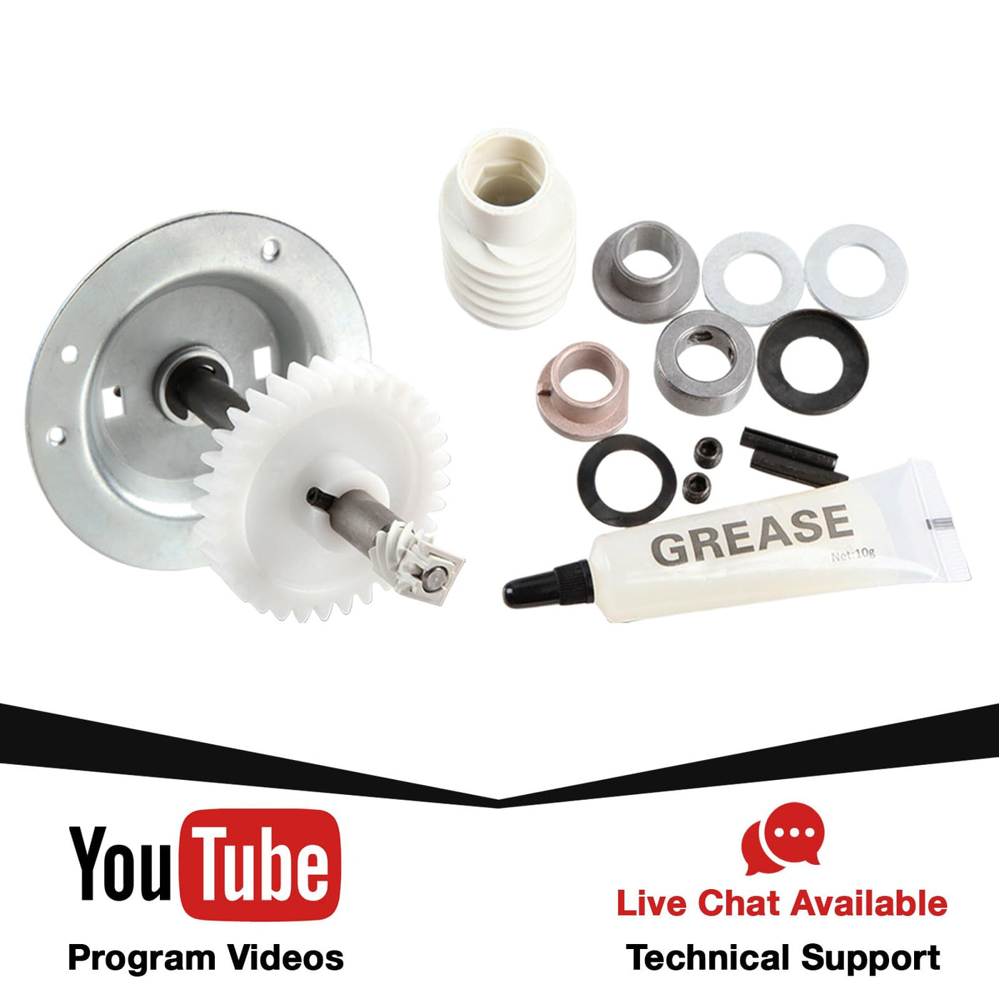 Replacement for Liftmaster 41c4220a Gear and Sprocket Kit fits Chamberlain, Sears, Craftsman 1/3 and 1/2 HP Chain Drive Models Compatible