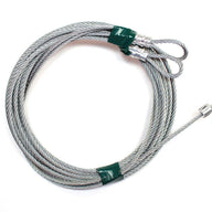 Garage Door Cables for Torsion Spring Doors, Door Height: 10',