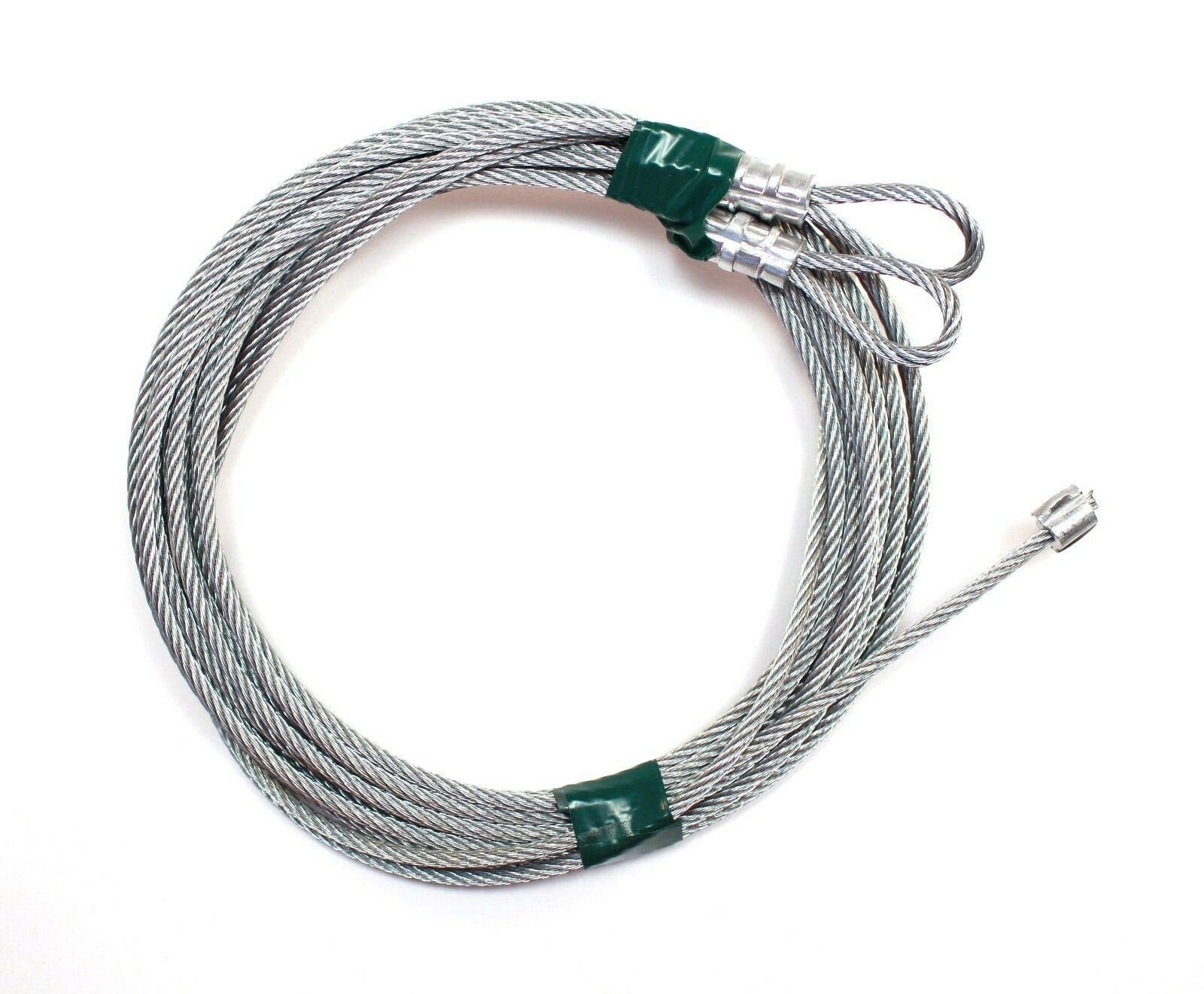 Garage Door Cables for Torsion Spring Doors, Door Height: 10',