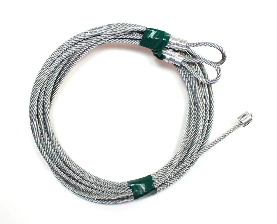 Garage Door Cables for Torsion Spring Doors, Door Height: 10',